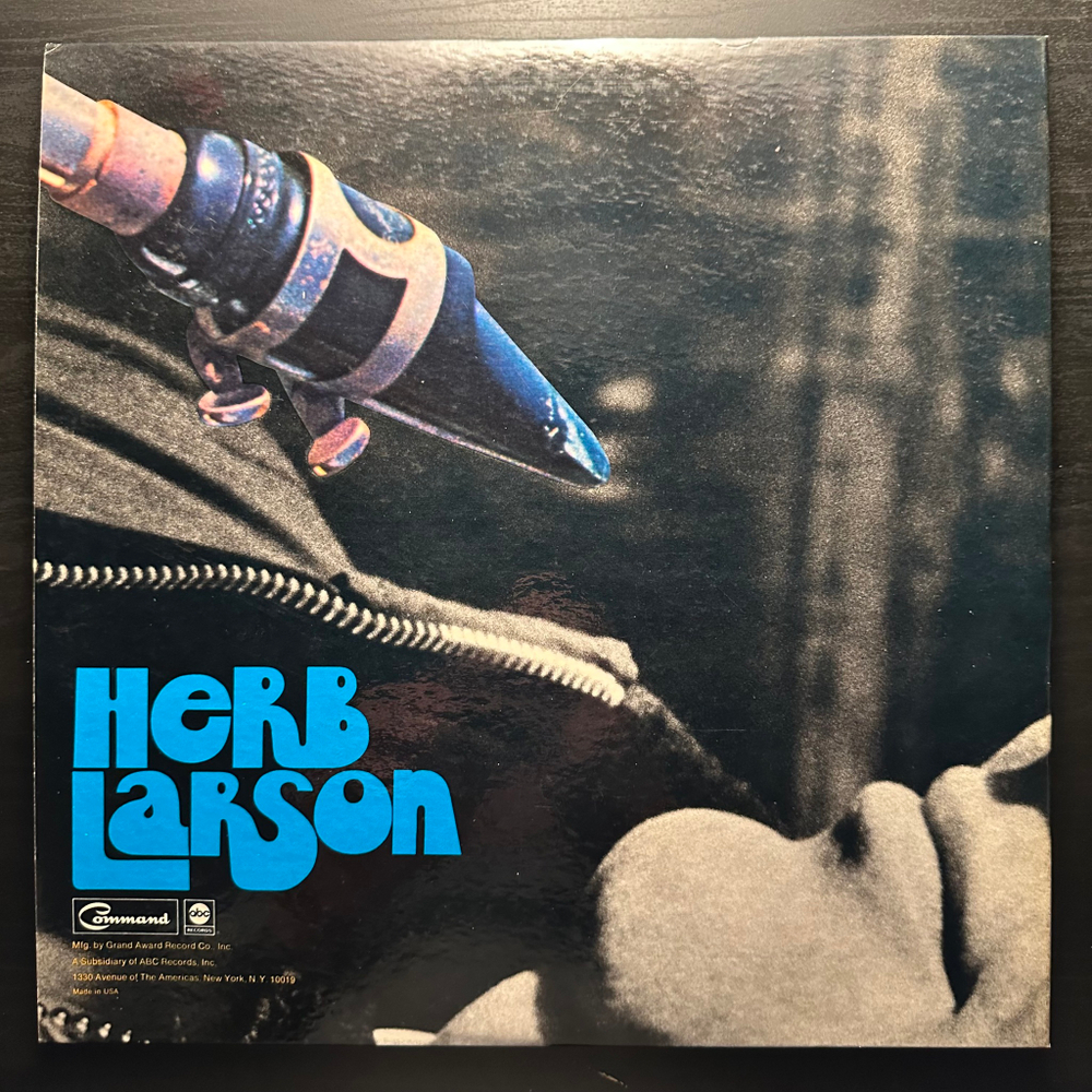 Herb Larson ‎– Sax Appeal (США 1969г.)