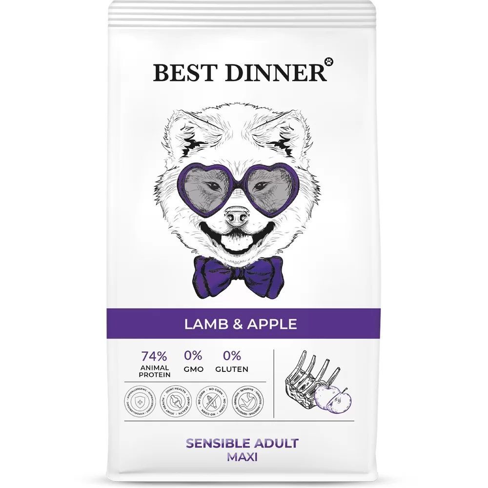 Best Dinner Adult Sensible Maxi Lamb &amp; Apple 3кг