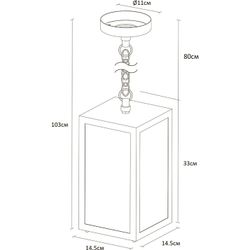 Уличный подвесной светильник Arte Lamp