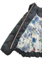 Куртка на весну-осень для девочек Pulka, цвет графитовый