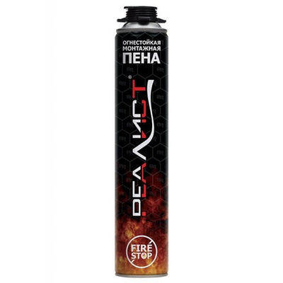 Огнестойкая монтажная пена Realist Pro 65