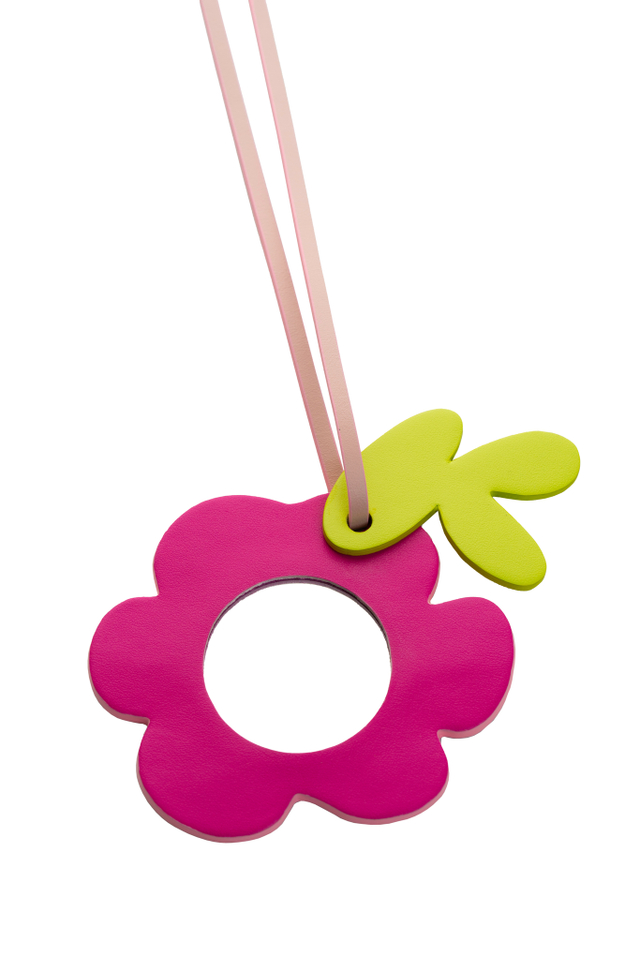 Подвеска-зеркало в форме цветка IMAKEBAGS X KRAFT FLOWERS PINK