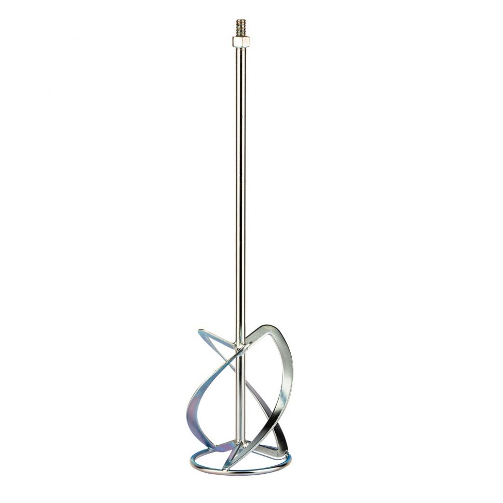 848957 Насадка для миксера, для тяжелых растворов 140 х 590 мм, хвостовик резьба М14, оцинкованная Сибртех