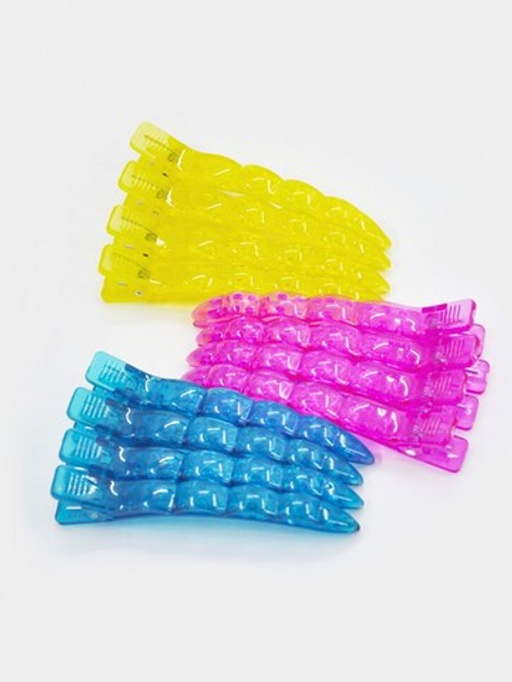 Зажимы уточки Mb для волос Color (12 шт/уп)