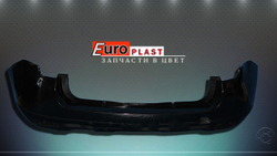 Задний бампер в цвет для Renault Duster 2011-2015 черный