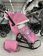 Коляска комбинированная «Ника Детям 7-5K» пыльно-розовый с шишкой (арт. НД7-5K/2)