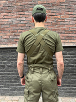 Тактический костюм горка с наколенниками и налокотниками олива