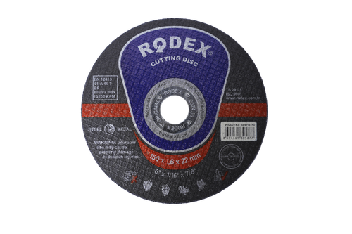ДИСК ОТРЕЗНОЙ RODEX 150Х1,6Х22ММ SRM16150