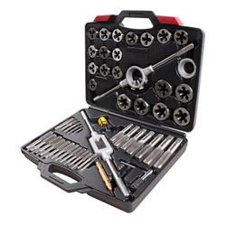 МАСТАК (351-10051C) Набор метчиков и плашек SK-5, 1/4"-1", кейс, 51 предмет