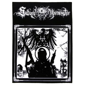 Нашивка спиновая Satanic Warmaster Black Metal Kommando (200)