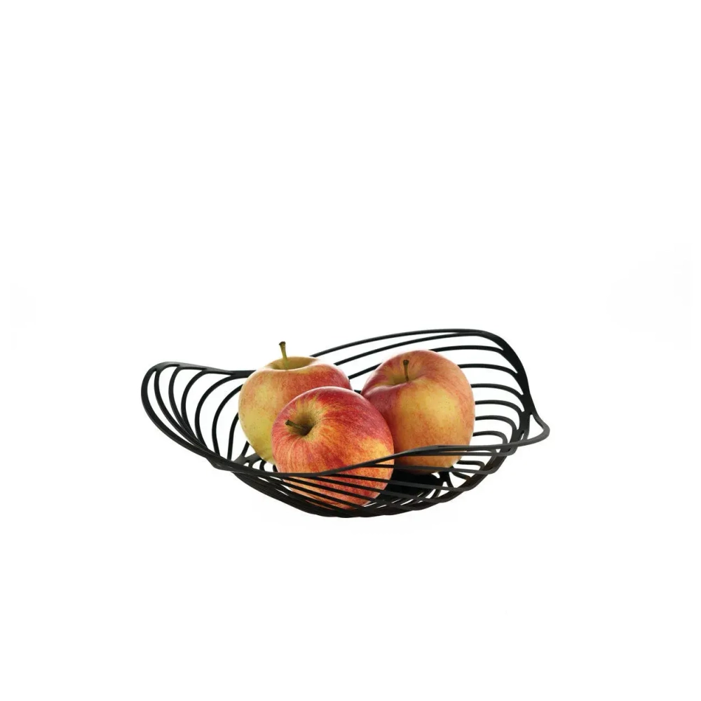Alessi Корзина для фруктов Trinity черная