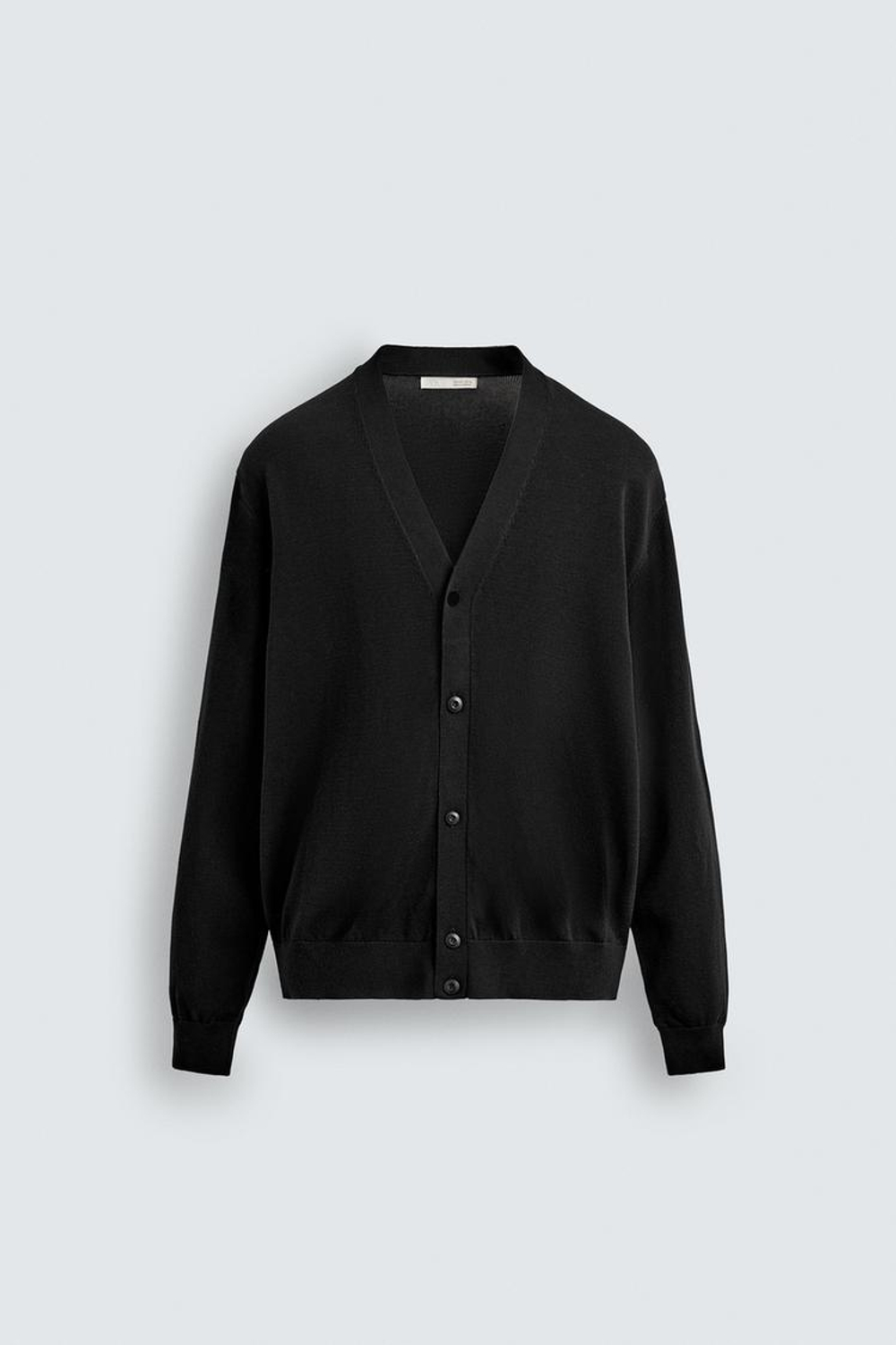 ZARA ЛЕГКИЙ КАРДИГАН, ЧЕРНЫЙ