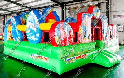 Коммерческий надувной батут "Царство морских зверей", 5*5*2.8 м