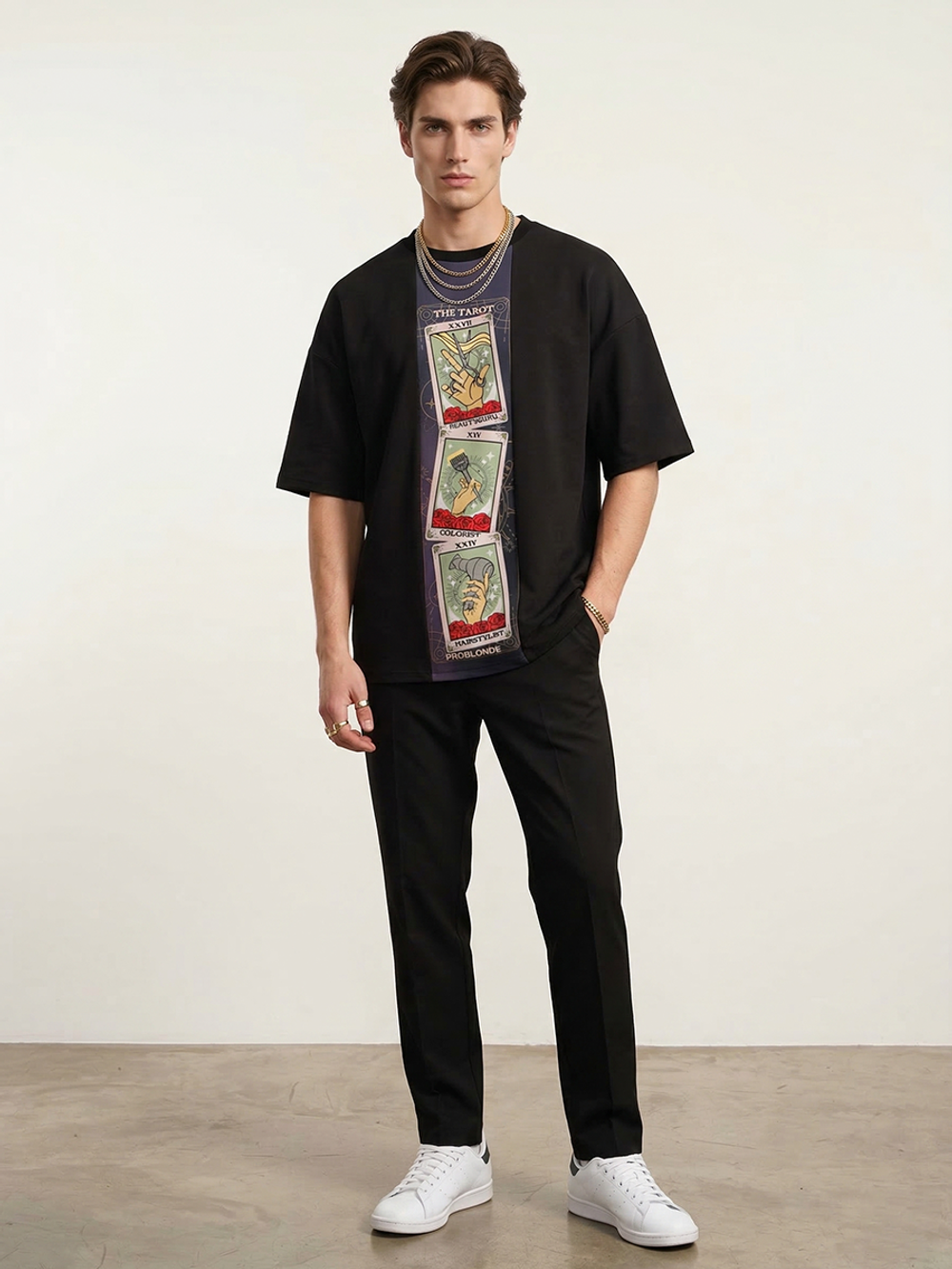 ФУТБОЛКА для парикмахеров НУМЕРО 1 мужская принт Таро