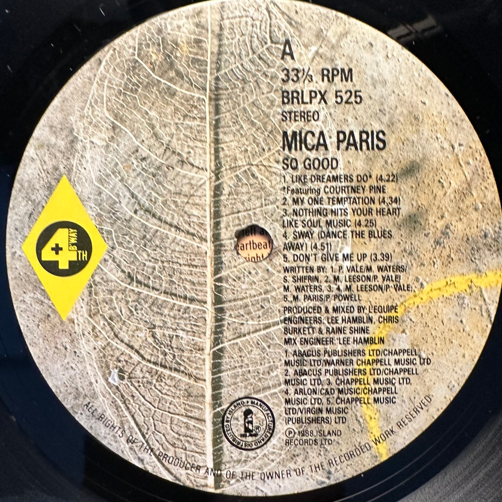 Mica Paris - So Good (Англия 1989г.)
