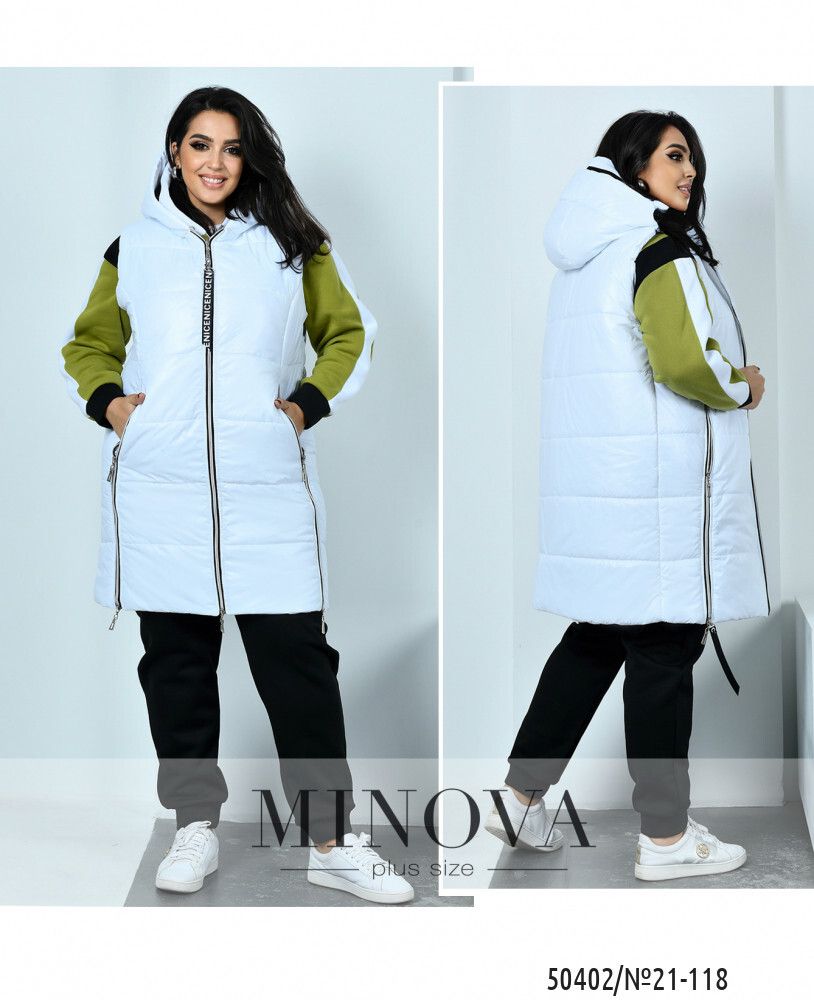 Костюм 21-118-лайм-белый Minova