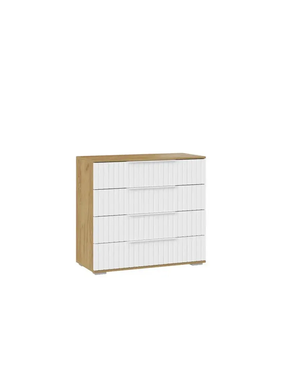 Комод для одежды Белый матовый 4 ящика 92х41х84 см