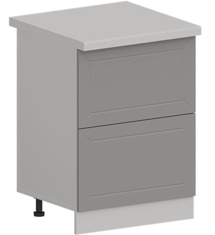 Кухня Модуль ШН2Я 600 Белый / Лайт Грей