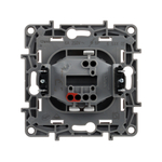 Выключатель кнопочный 1-клавишный с нормально-открытым/нормально-закрытым контактом 6А 250В белый ETIKA Legrand