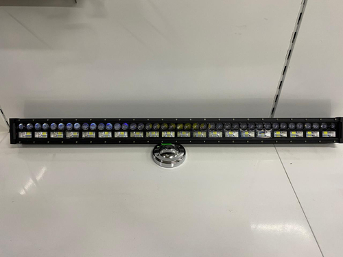 375W (HM2) / Светодиодная балка, 375W, 130 см, с линзой, дальний свет, боковое крепление Linse (1 шт.) =