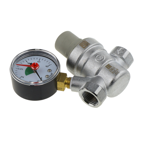 Редуктор давления с манометром 1/2" 6бар. (STI)