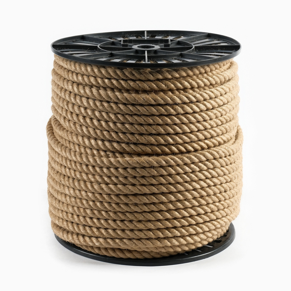 Веревка джутовая 12 мм 100 м