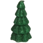 Свеча новогодняя «Сказочная ель» 5,5х10 см, зеленый