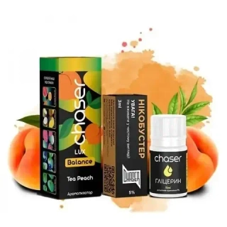 Chaser LUX - Tea Peach (30ml, 5% nic)