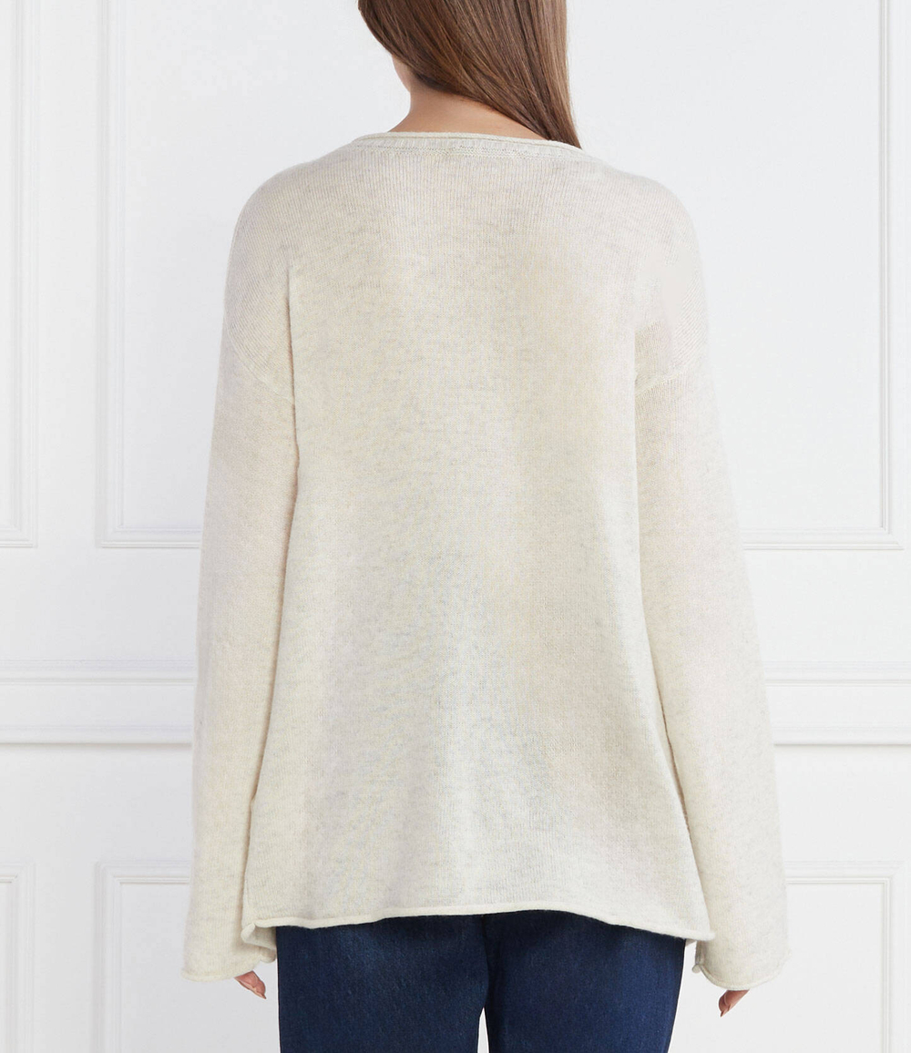 Хлопковый свитер boat-nk Tommy Hilfiger - бежевый(WW0WW39890)