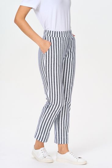 Брюки женские прямые с карманами, из хлопкового футера Лори B0205-S50