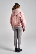 Меховая джинсовая куртка Nadya