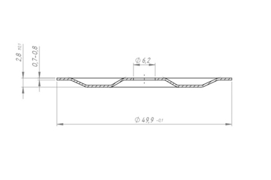 Круглый тарельчатый держатель СТАНДАРТ