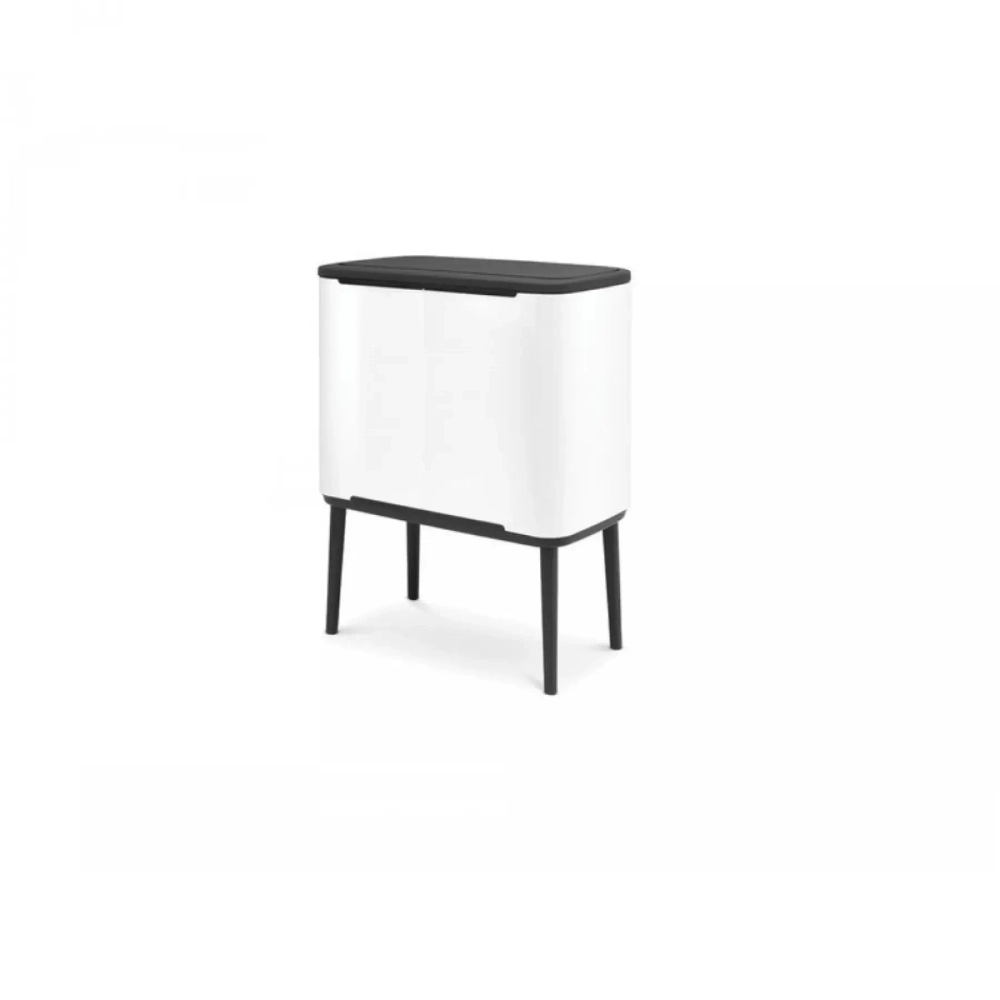 Brabantia Контейнер для мусора Bo Touch 11 л + 23 л белый
