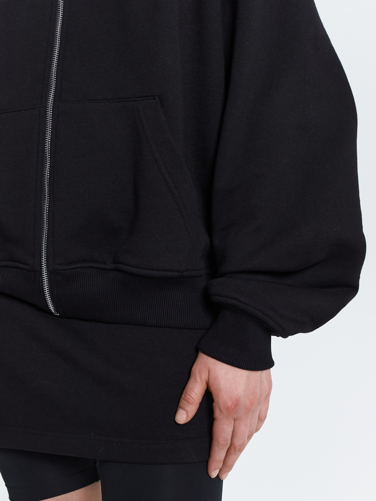 Зип худи из футера