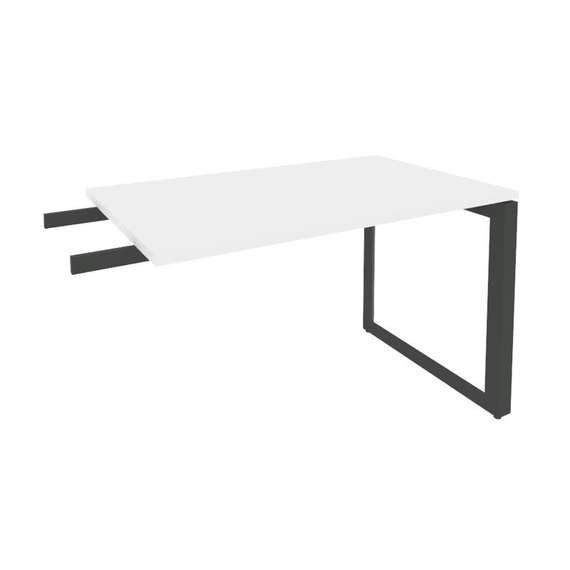 Onix Direct Брифинг-приставка на О-образном м/к O.MO-BR-11 Белый Бриллиант/Металл Антрацит 1180*720*