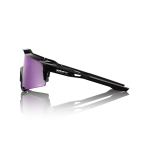 Спортивные очки 100% SPEEDCRAFT SL Polished Black - HiPER Lavender Mirror Polarized Lens