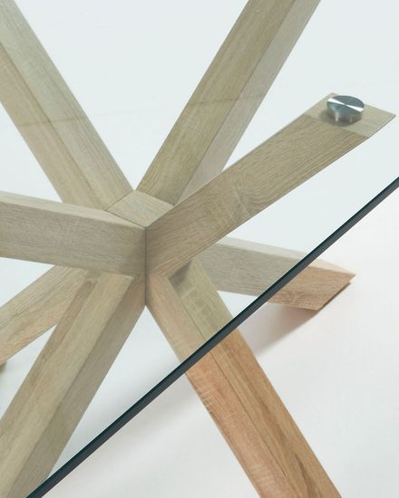 Стол Arya 200x100 металл стекло