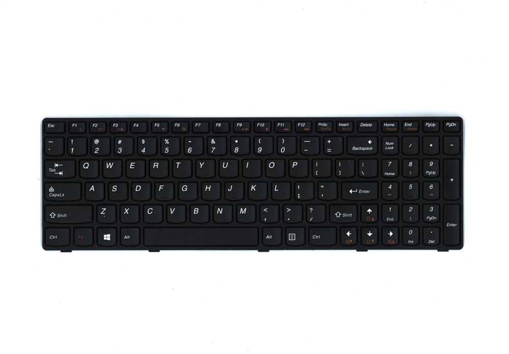Клавиатура для Ноутбука Lenovo LenovoG580 / G585 раскладка - английская, черная (25206719)
