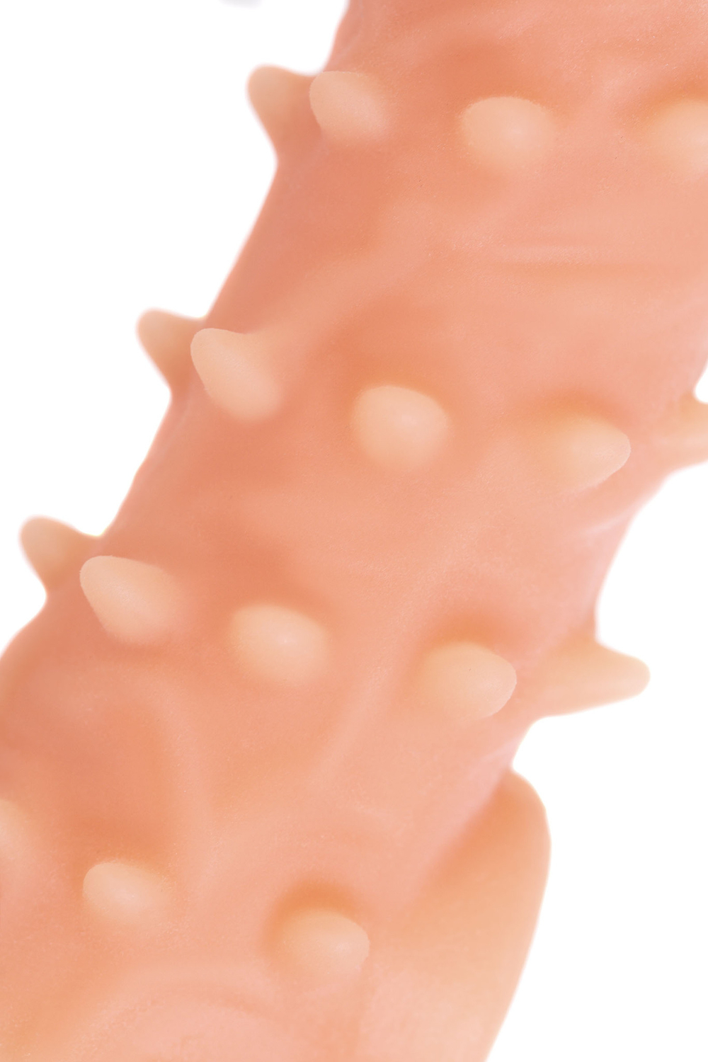 Насадка реалистичная KOKOS NUDE SLEEVE с дополнительной стимуляцией, TPE, телесная, 10 см