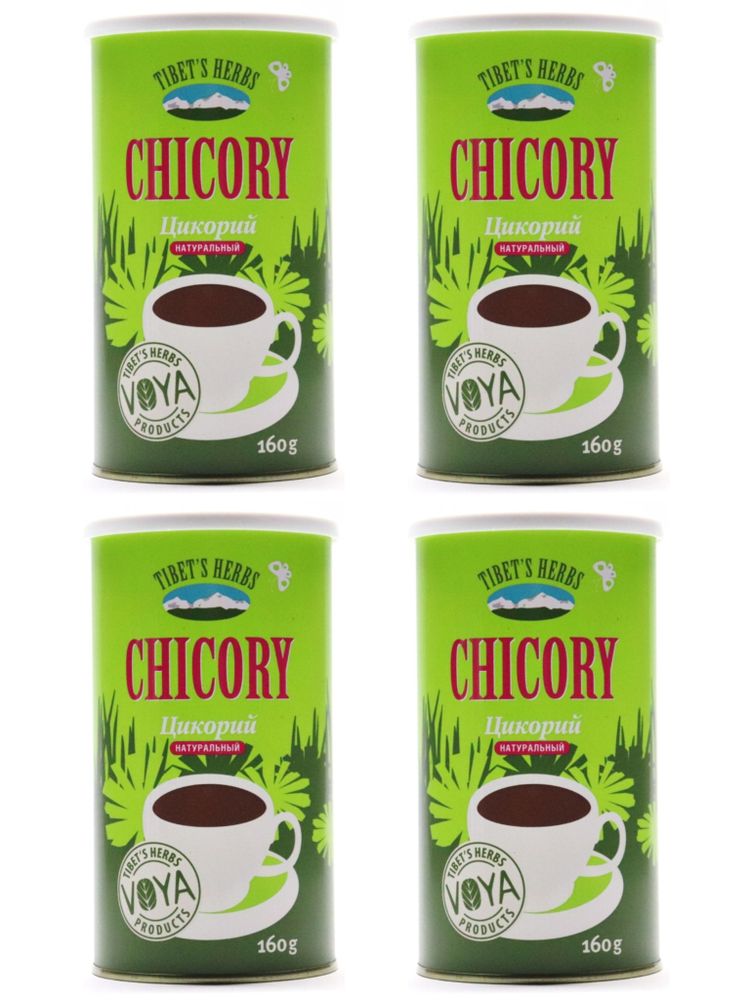 Цикорий растворимый натуральный Tibet&#39;s Herbs 160 г x 4 шт