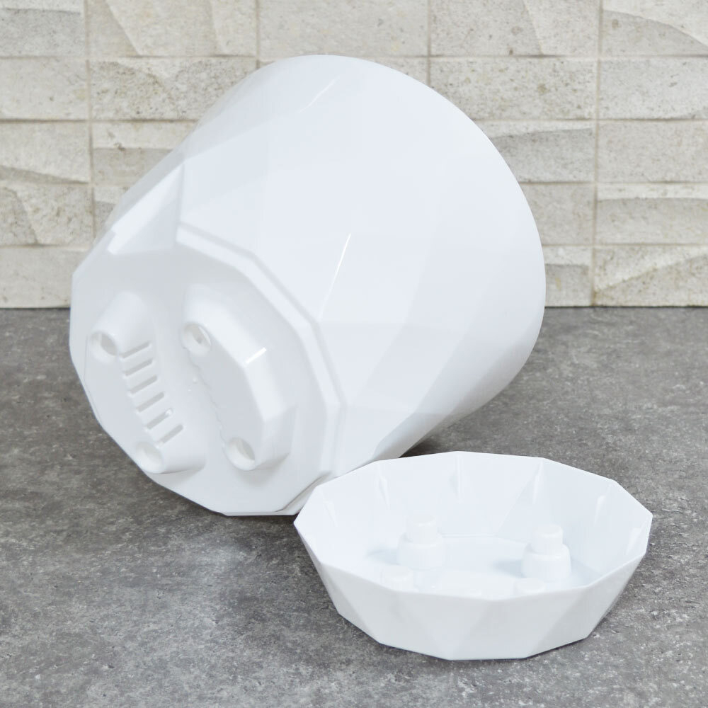 Горшок цветочный Laurel D220мм 4,5л с поддоном (белый)