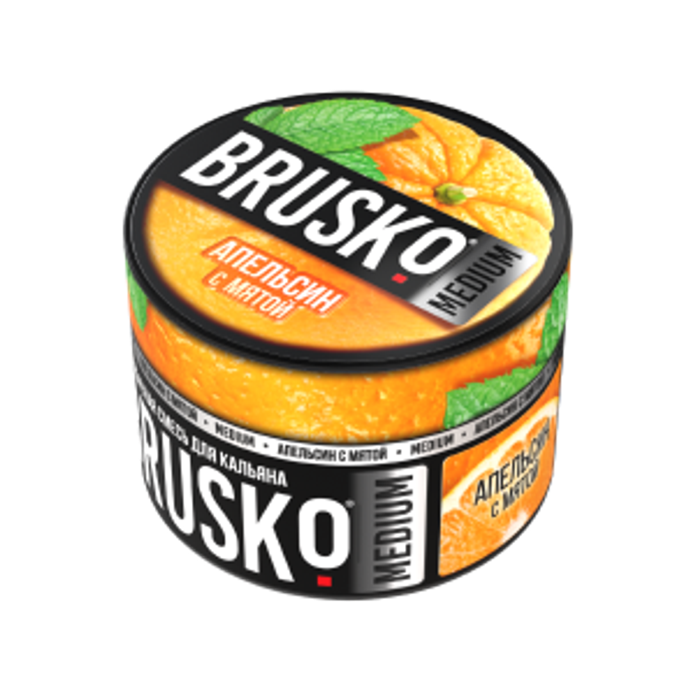 Brusko Medium Апельсин с мятой 50г