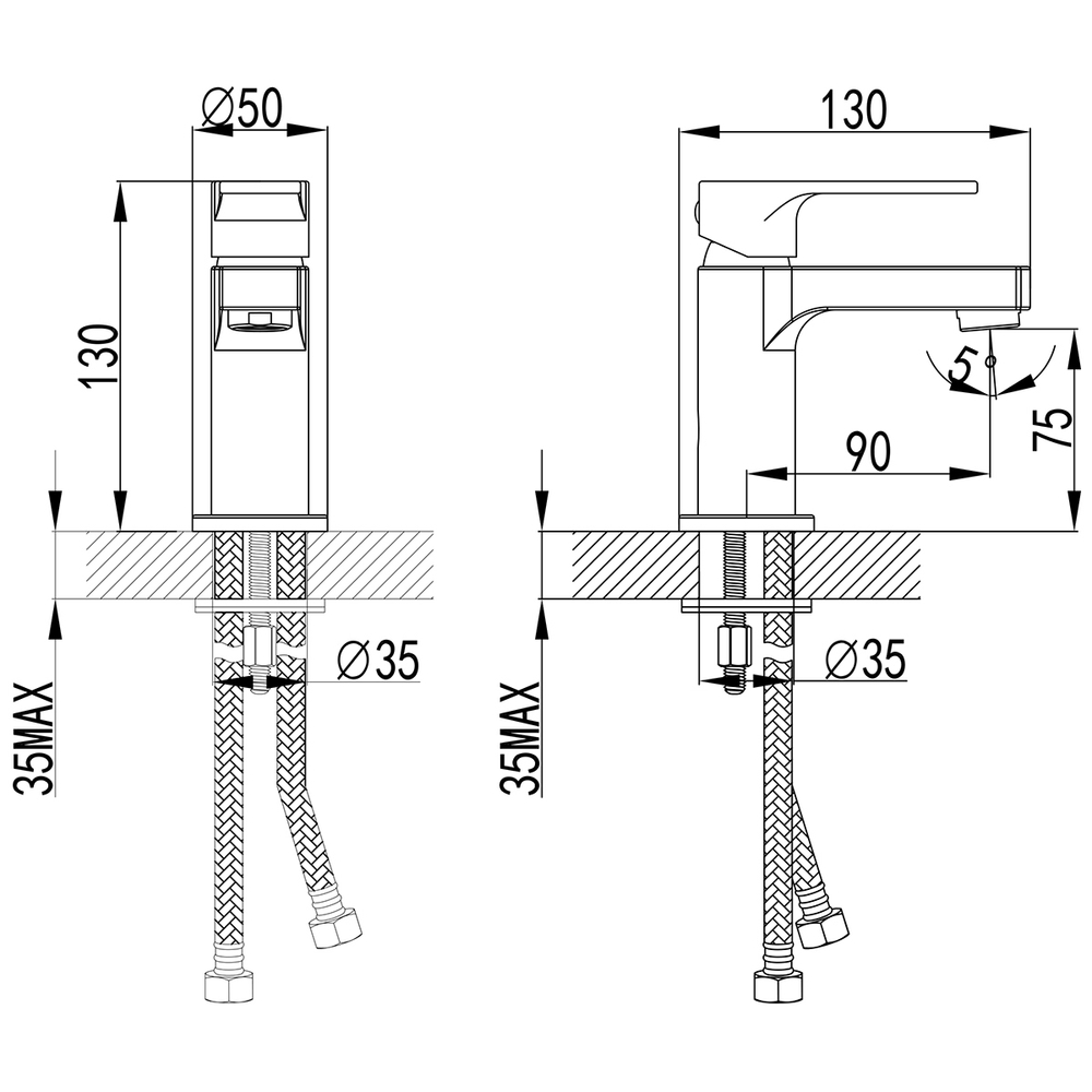 Смеситель Lemark Plus Grace LM1506С для раковины