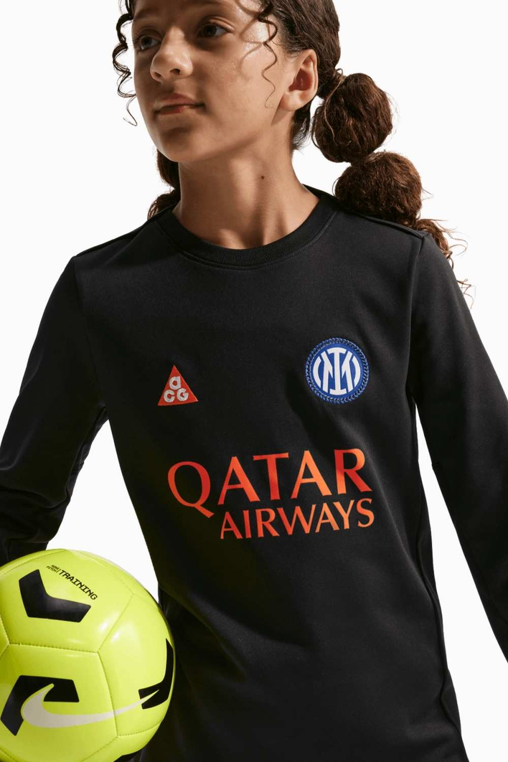 Футболка с длинными рукавами Nike Inter Milan x ACG 25/26 Academy Pro Junior - черный