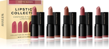 Revolution PRO Lipstick Collection - Набор помад оттенок Matte Nude, 5 szt.