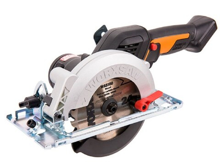 Пила циркулярная аккумуляторная Worx WX531 бесщеточная 20В, 120мм, 2ач х1, зу 2а