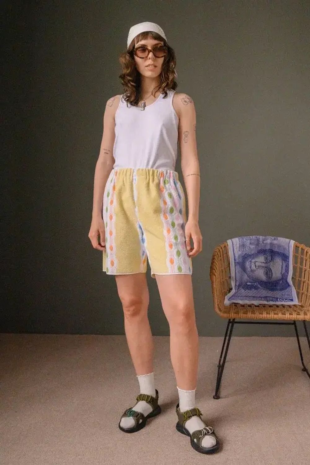 Шорты Soeurs нежно-желтые