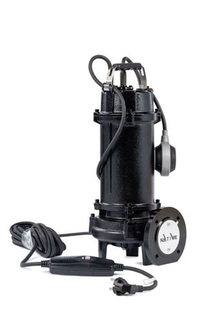 Погружной насос с режущим механизмом для откачивания сточной и грязной воды NSPG CF50/230-2.2