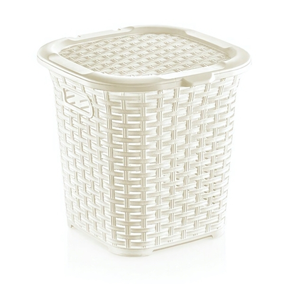 Многофункциональная корзина плетён кремовый 15 лт.