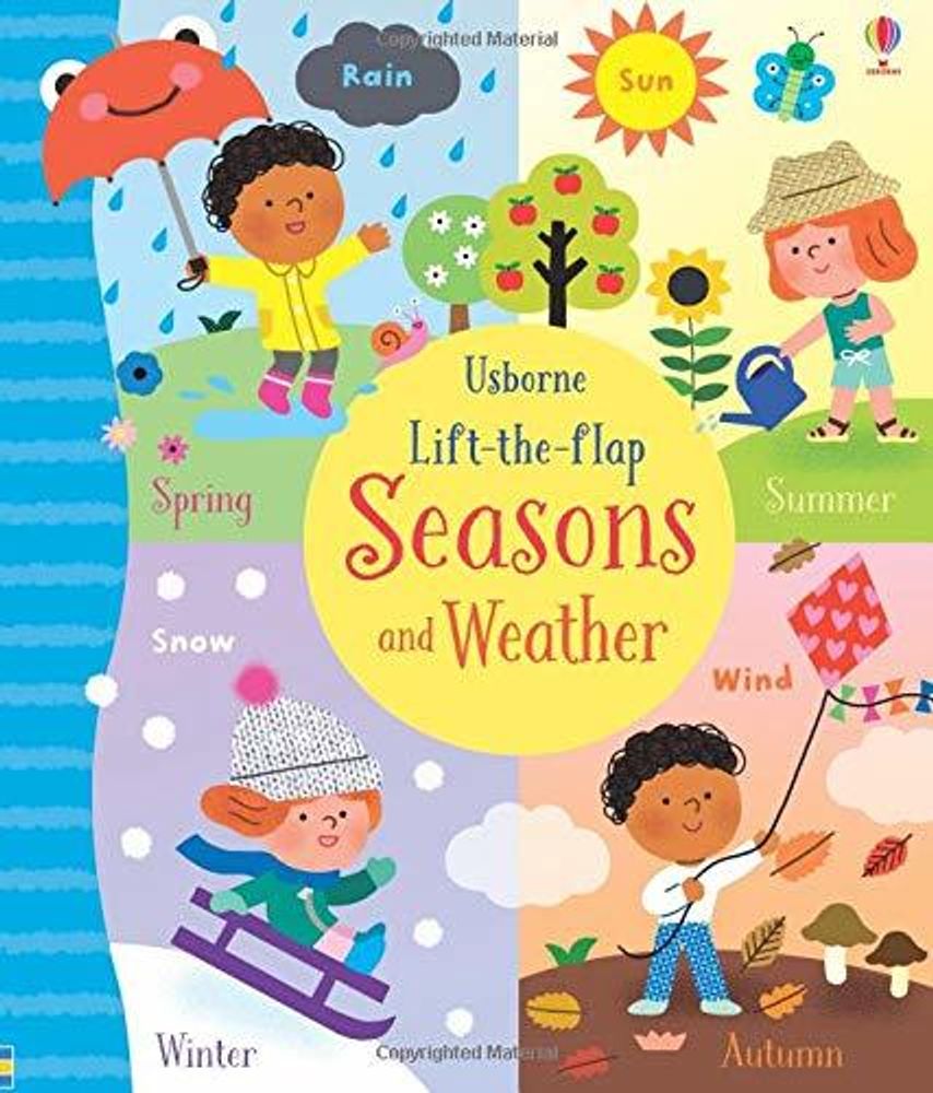 Lift-the-Flap Seasons and Weather (board book)